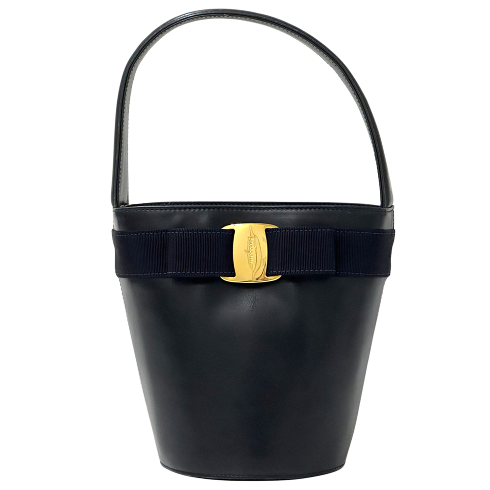 Salvatore Ferragamo Ferragamo handbag for women, brand name, Vara ribbon, lea...